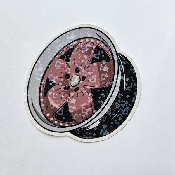 sakura wheel sticker