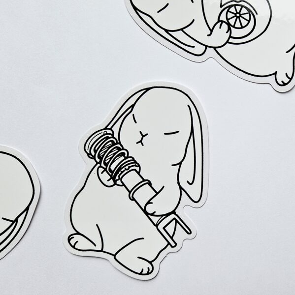 Coilovers Bunny Sticker